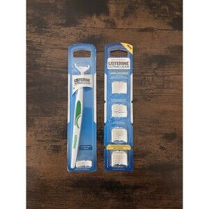 Listerine UltraClean Access Flosser Starter Pack w/ Replacement NEW Sealed Rare